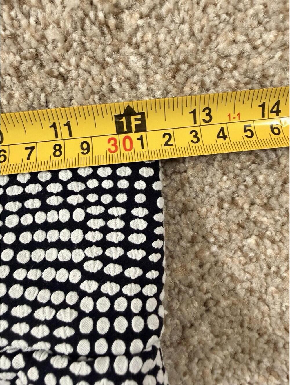 Aerie Jacquard Black White Polka Dot Bikini Set Tie Scoop Top High Cut Size M - Picture 10 of 11